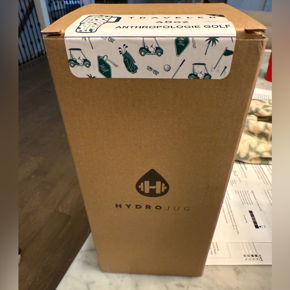 New in Box Hydrojug x Anthropologie Collab Golf Tumbler 40oz. - Picture 3 of 3
